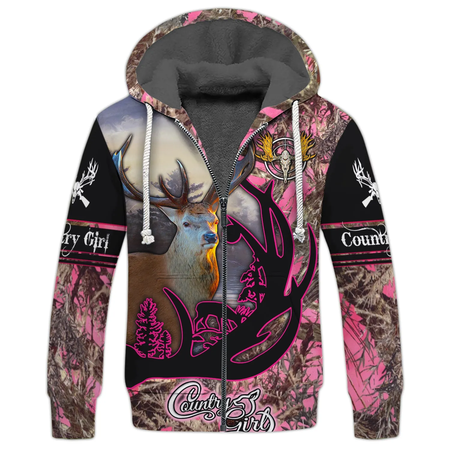 Hunting Pink Camo Country Girl - 3D Full Print
