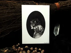 Illustrated Art Print | The Familiar