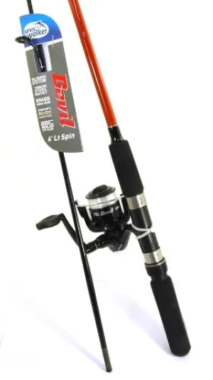 Jarvis Walker Devil 7ft spinning rod Combo