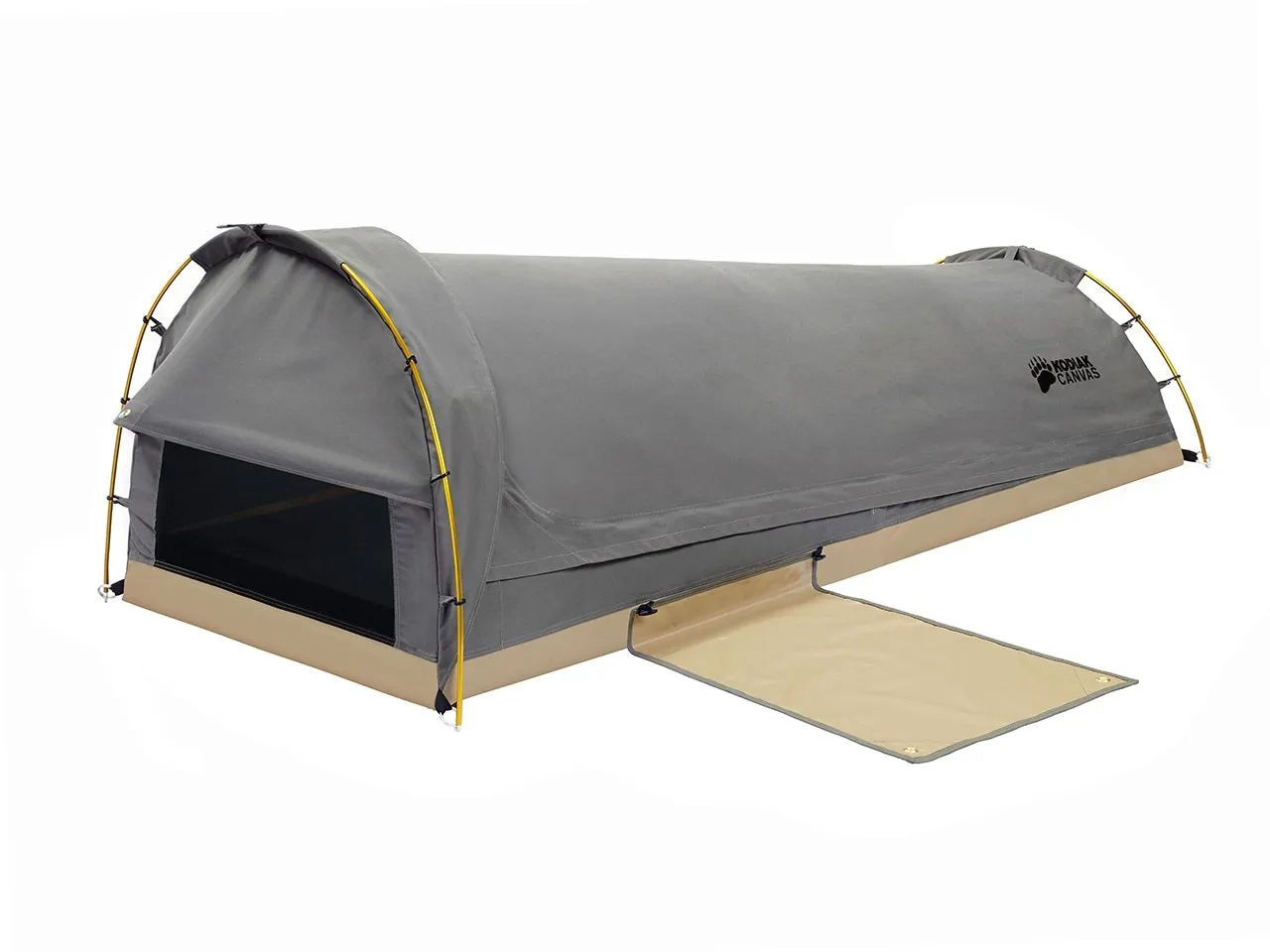 Kodiak Canvas 1 Person Canvas Swag Tent W/ Sleeping Pad