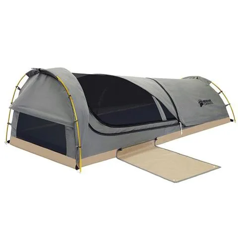 Kodiak Canvas 1 Person Canvas Swag Tent W/ Sleeping Pad