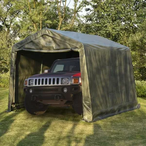 Large Portable Enclosed Covered Carport Canopy Garage Tent