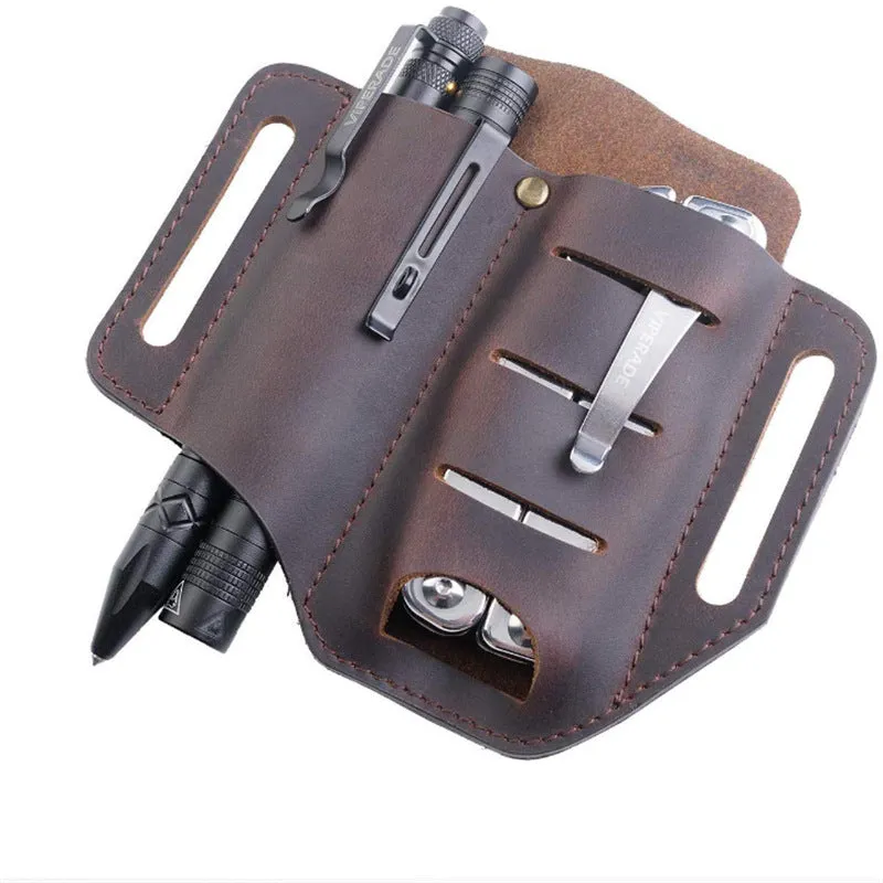 Leather Belt Pouch for Tools and Essentials