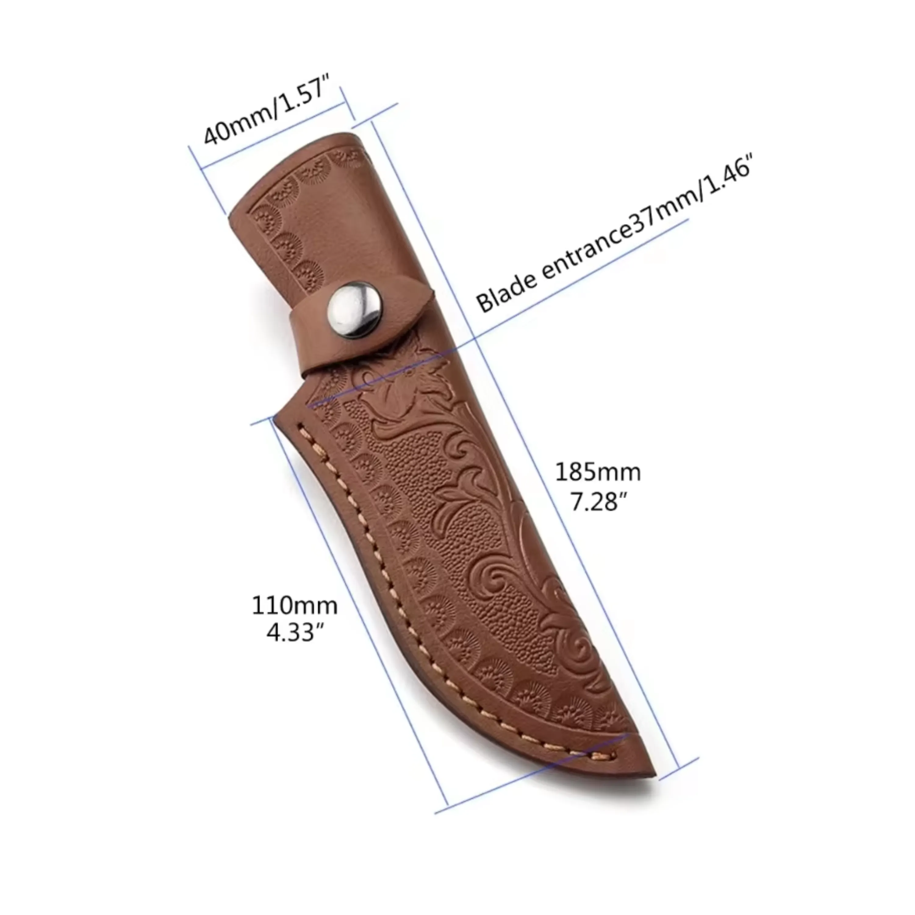 Leathers Knife Pouches Handmade Knife Holsters Belt Loop