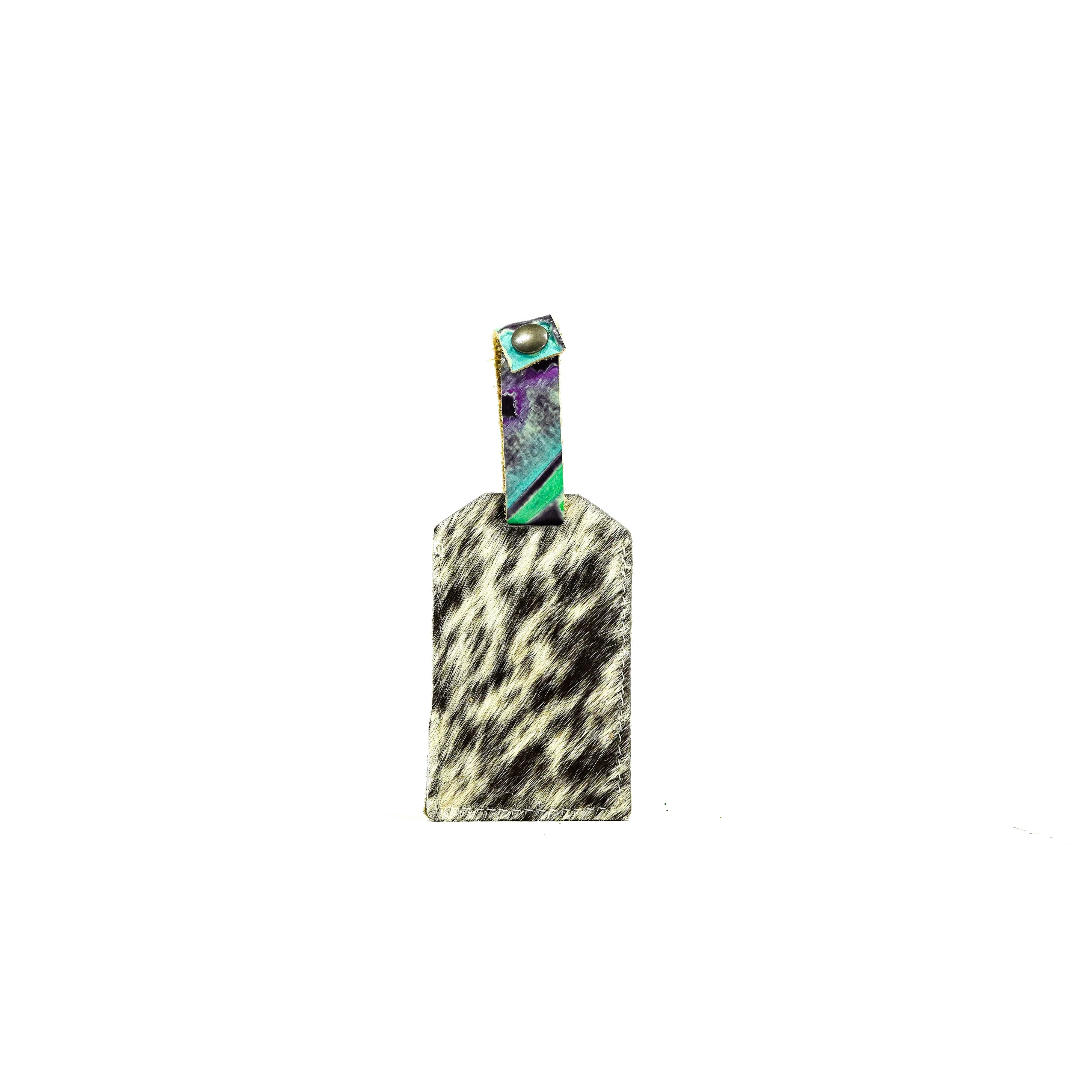 Luggage Tag - Salt & Pepper w/ 90's Party Navajo