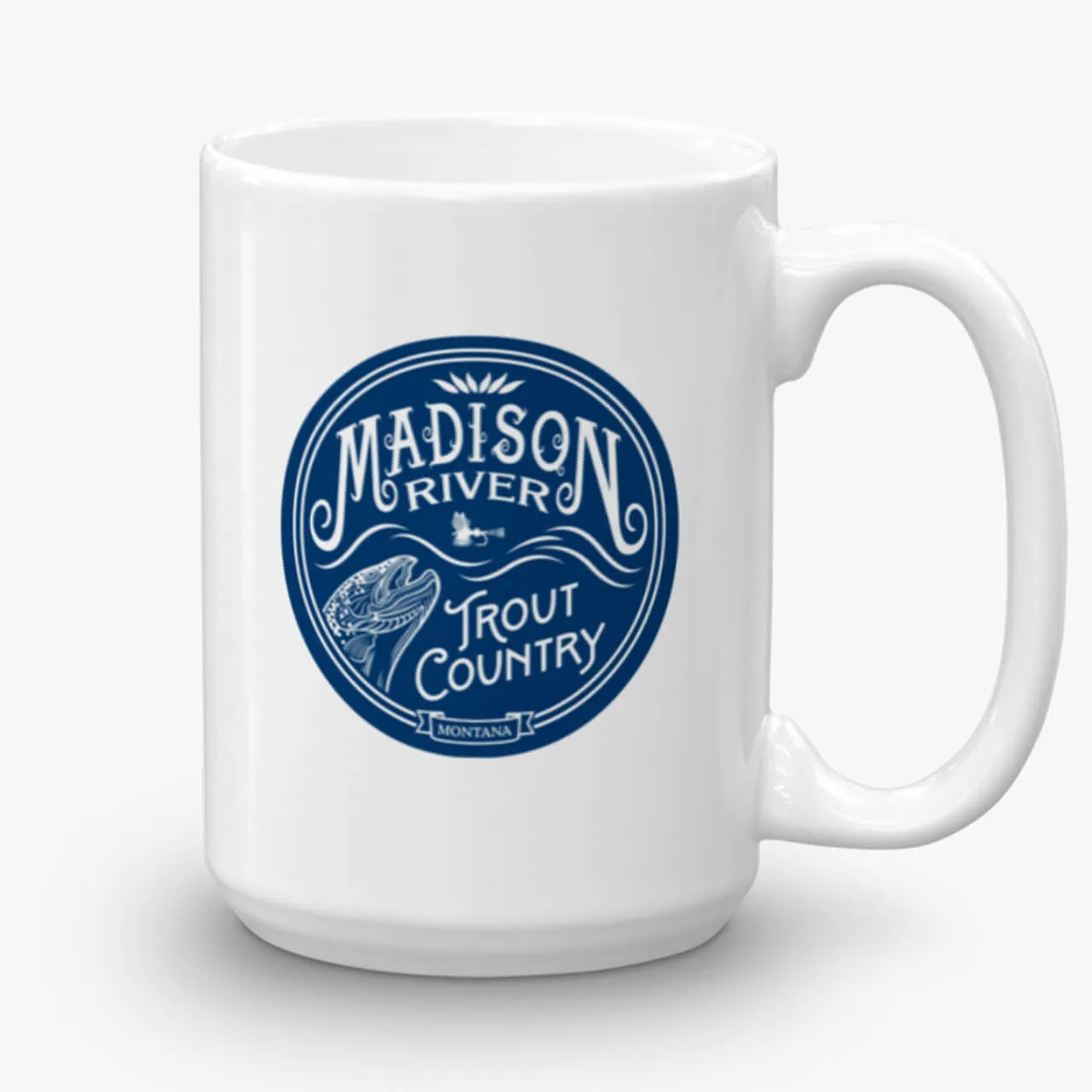 Madison River Trout Country, coffee mug