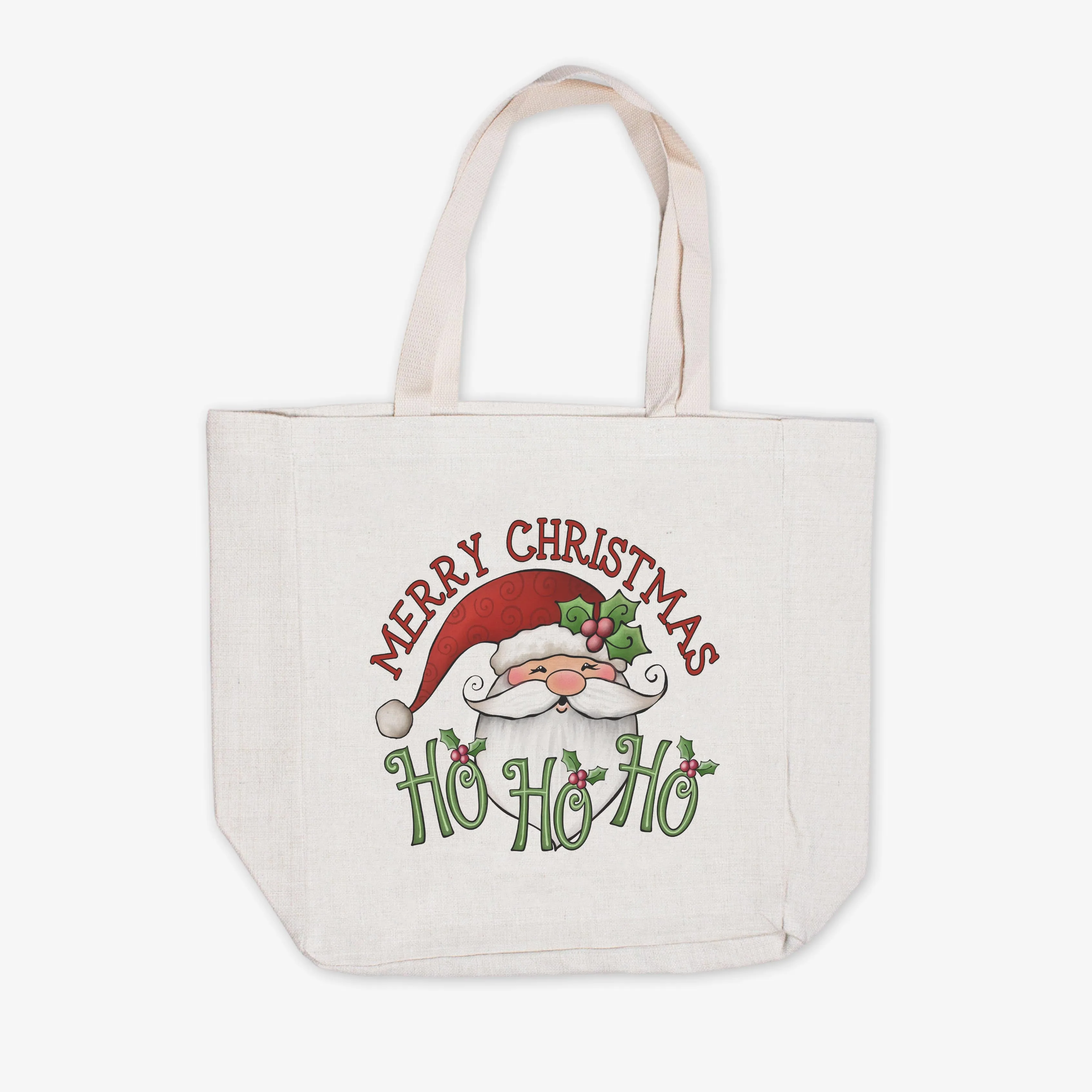 Merry Christmas Ho Ho Ho Santa Tote Bag