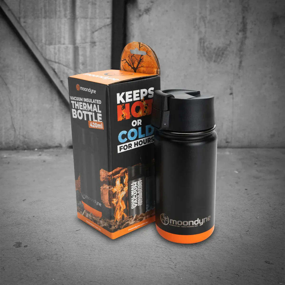 Moondyne MD Stainless Steel Vacuum Insulated Thermal Bottle and Mugs choose from 3 sizes