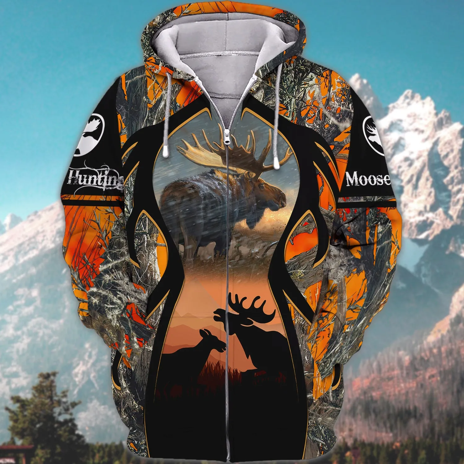 Moose Hunting - 3D Full Print Shirts - 524