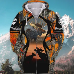 Moose Hunting - 3D Full Print Shirts - 524
