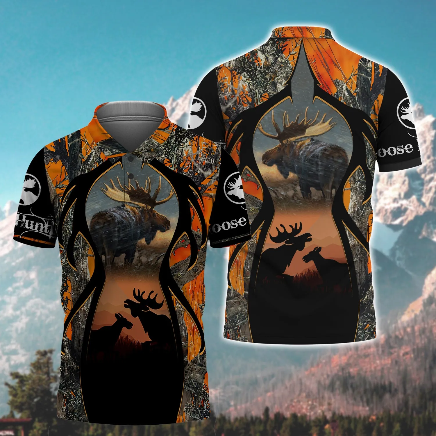 Moose Hunting - 3D Full Print Shirts - 524