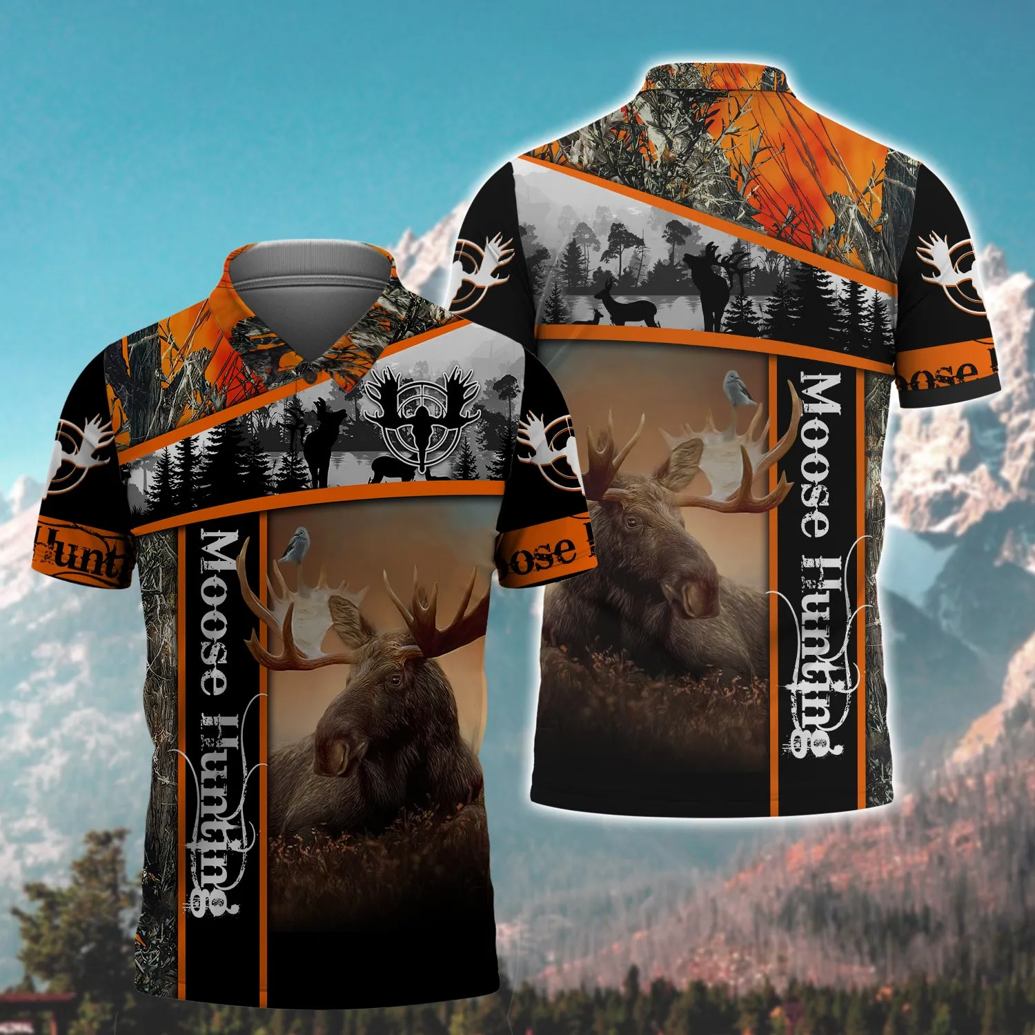 Moose Hunting - 3D Full Print Shirts - 527
