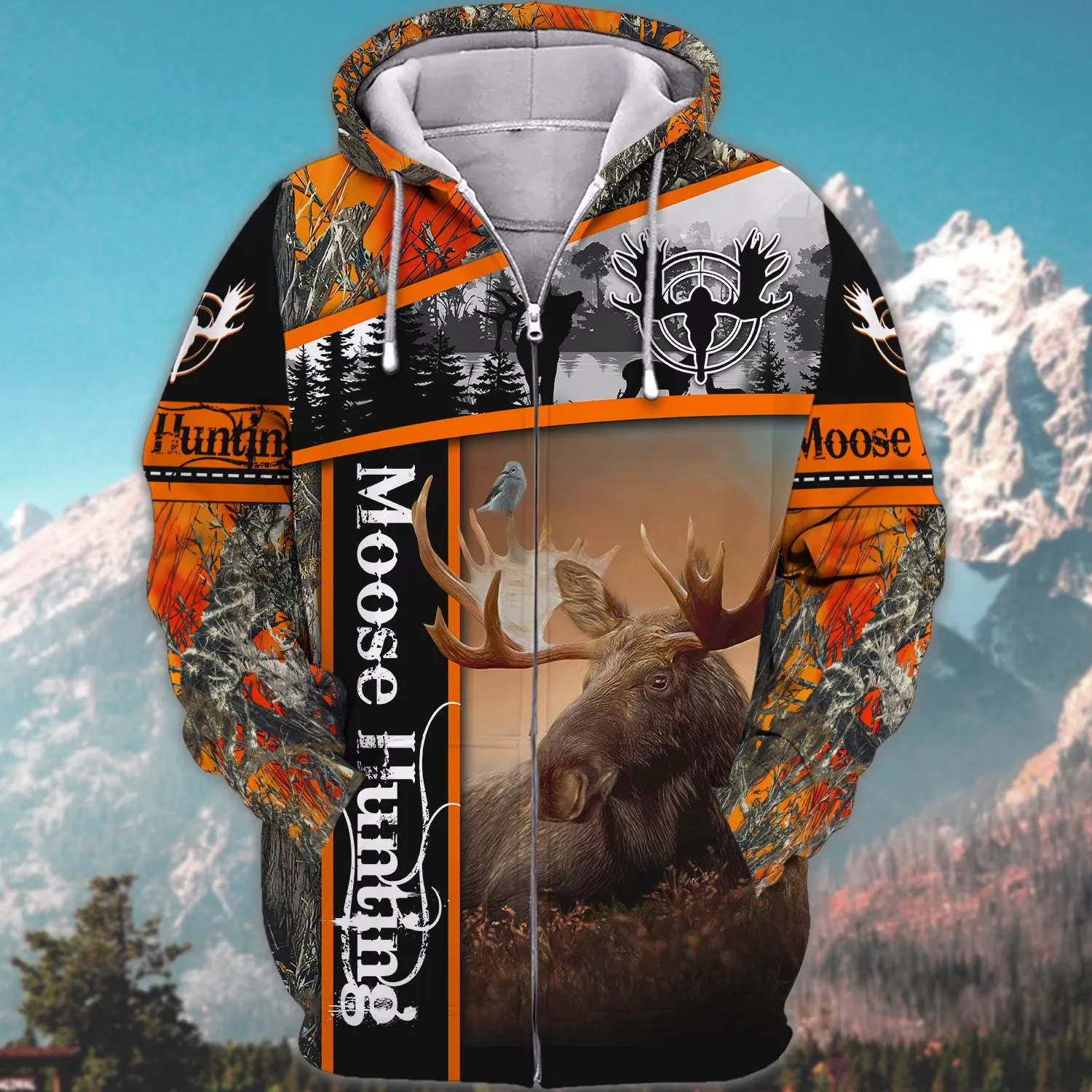Moose Hunting - 3D Full Print Shirts - 527