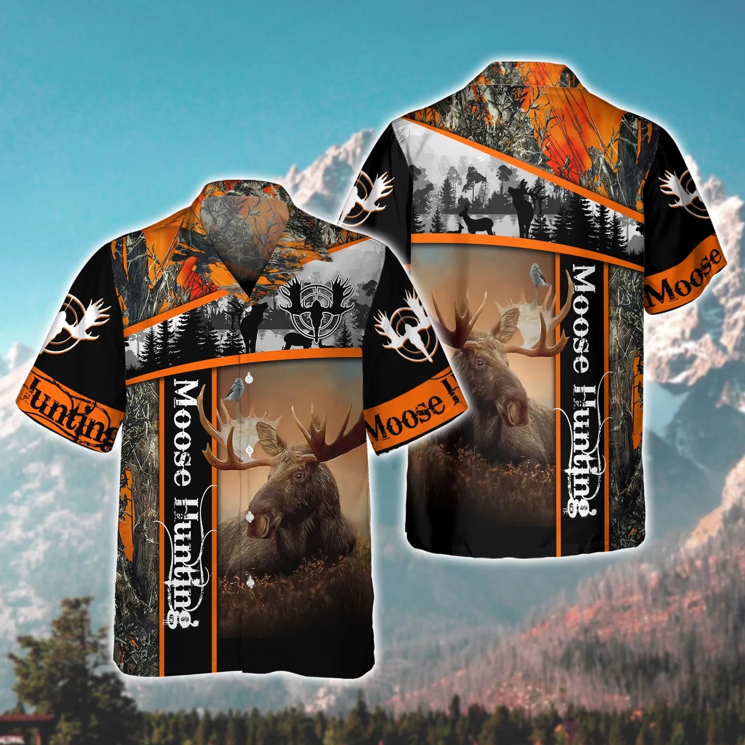 Moose Hunting - 3D Full Print Shirts - 527
