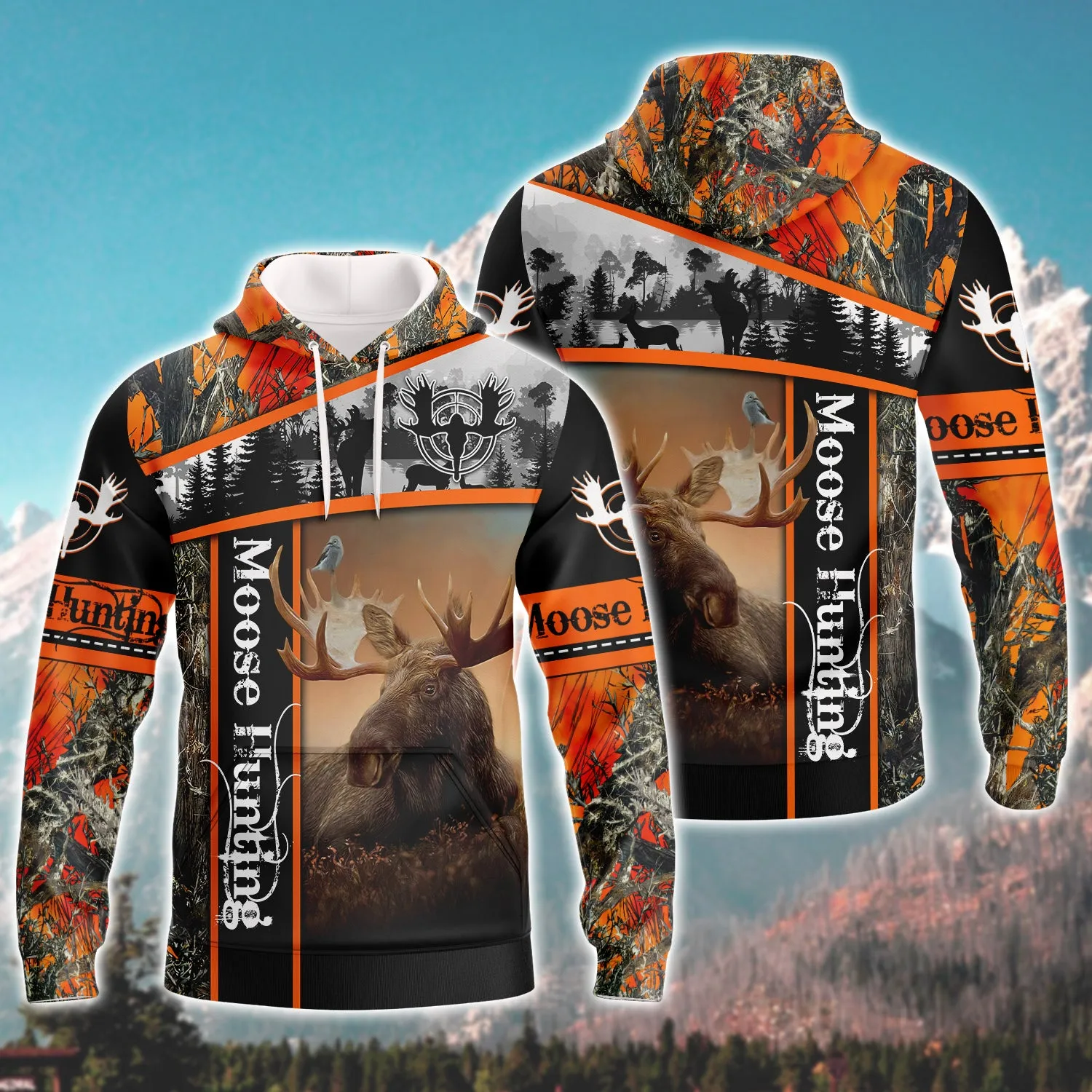 Moose Hunting - 3D Full Print Shirts - 527