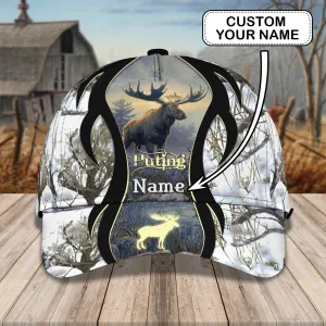 Moose hunting - Personalized Name Cap - Loop - Lnp-cap-1