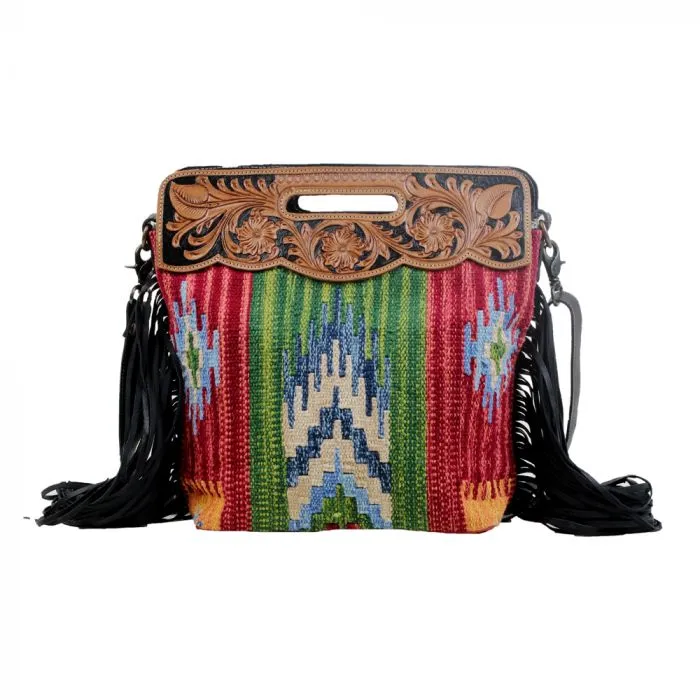 Myra Bag Jardin Hand-Tooled Bag