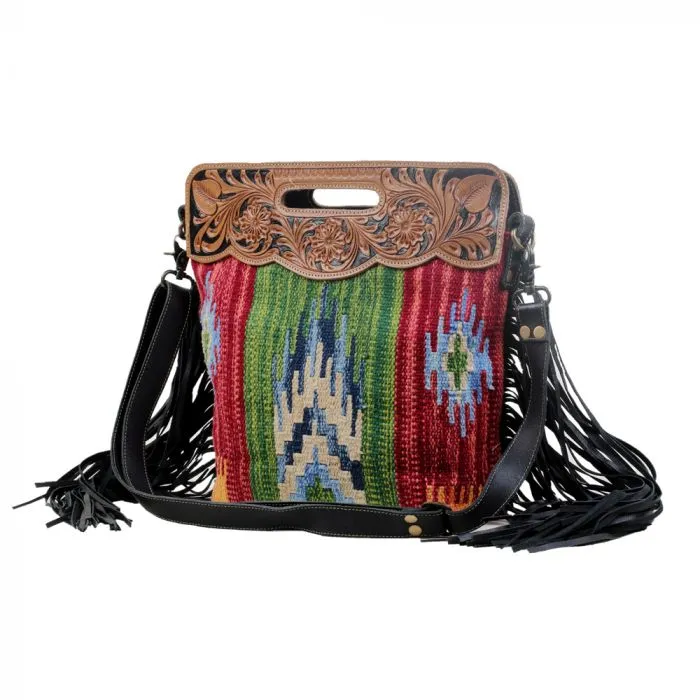 Myra Bag Jardin Hand-Tooled Bag