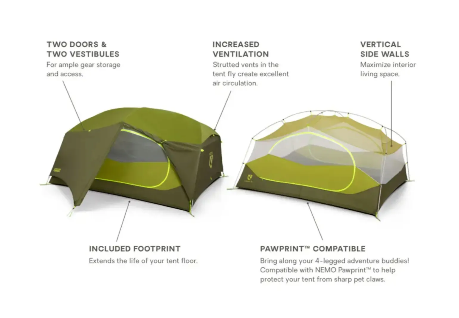 Nemo Aurora 3P Tents