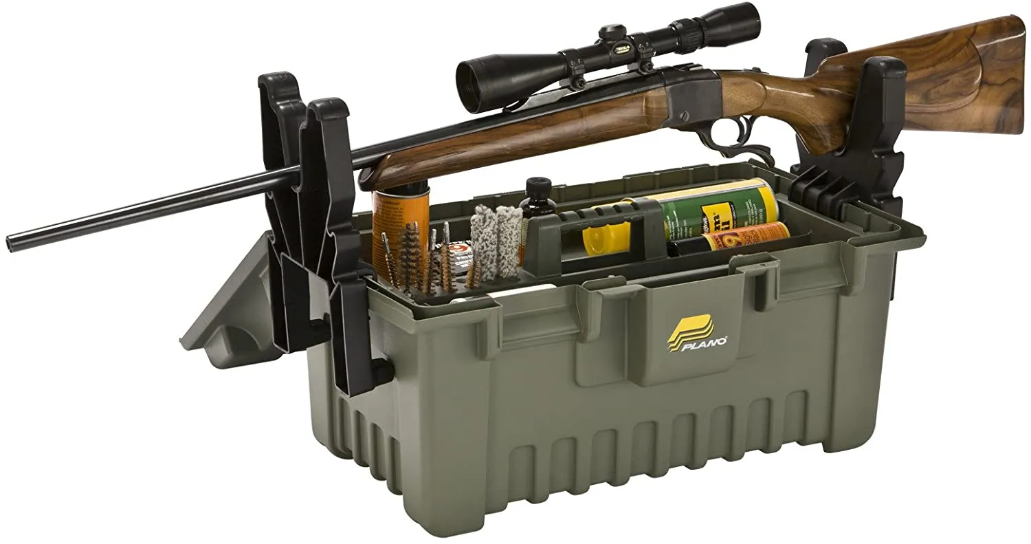 New Large Plano 178100 Plano XL gun cleaning box, Hunting Range Gear Ammunition Case, Multi, One Size