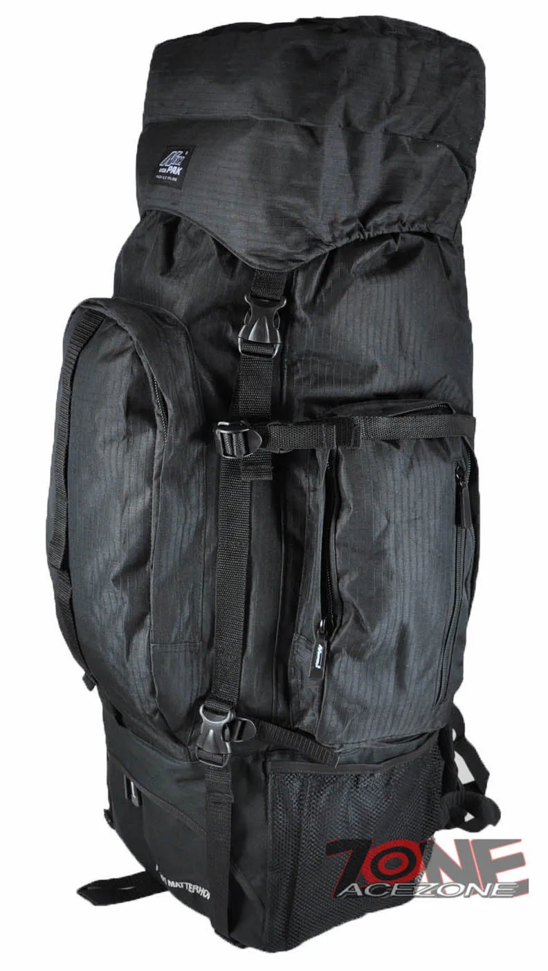 NEW Nexpak USA Backpack camping, hunting, outdoor 4700 CUIN HB001 ALL BLACK