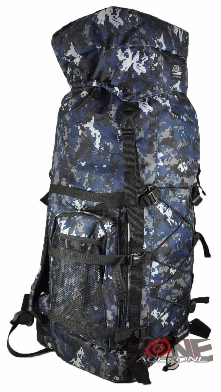 Nexpak USA Backpack camping, hunting, outdoor 4300 CU IN HB002 NAVY DIGITAL CAMO