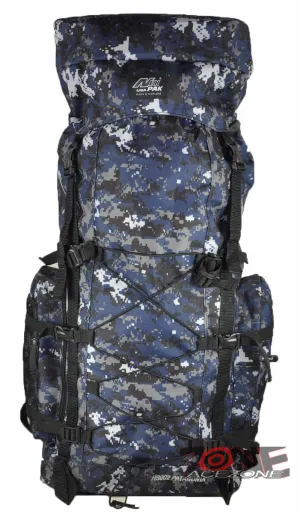Nexpak USA Backpack camping, hunting, outdoor 4300 CU IN HB002 NAVY DIGITAL CAMO