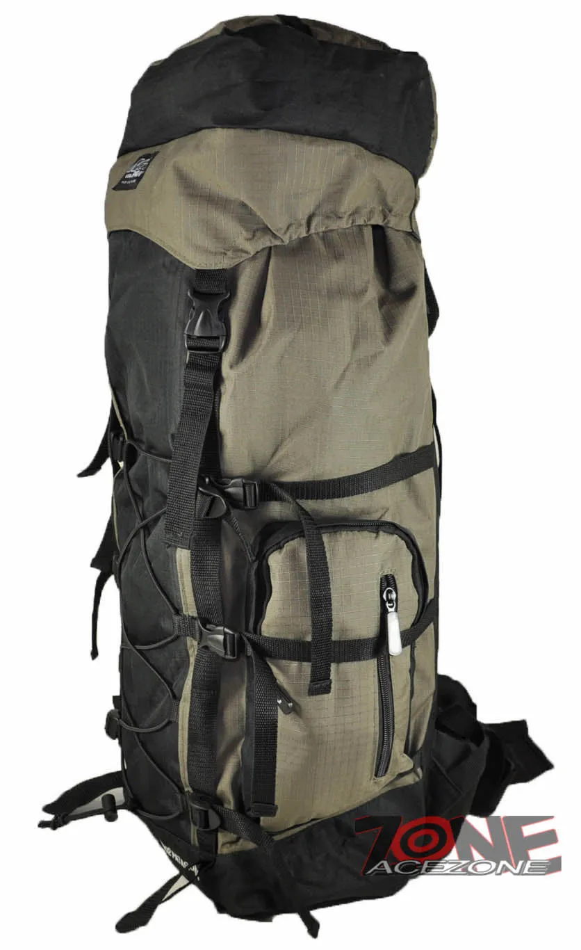 Nexpak USA Backpack camping, hunting, outdoor 4300 CU IN HB002 TAN BLACK