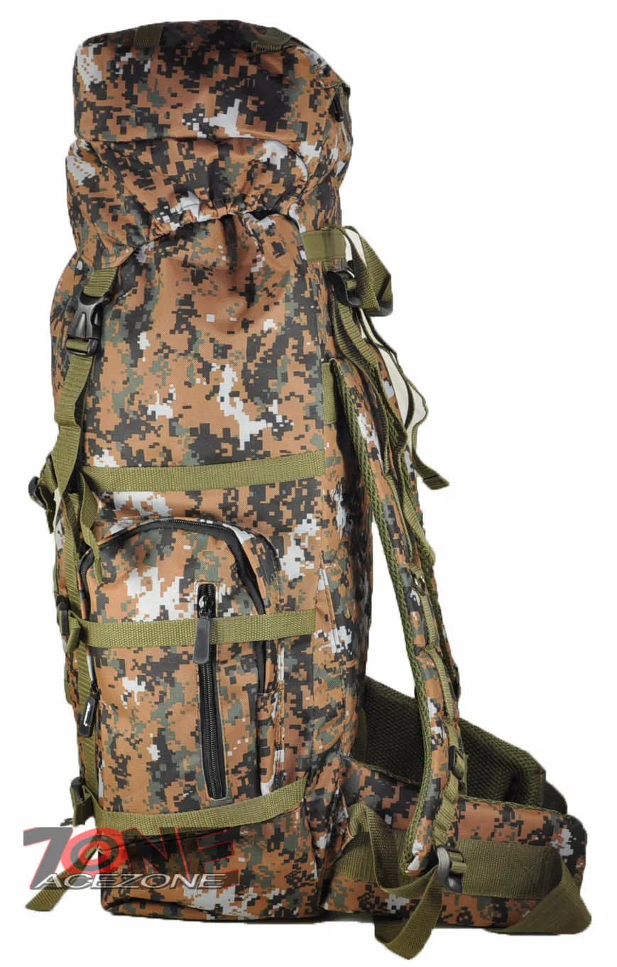 Nexpak USA Backpack camping, hunting, outdoor 4300 CU IN HB002 WOODLAND D CAMO