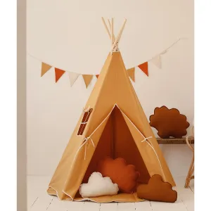 Ochre Teepee And Mat Set - Ochre