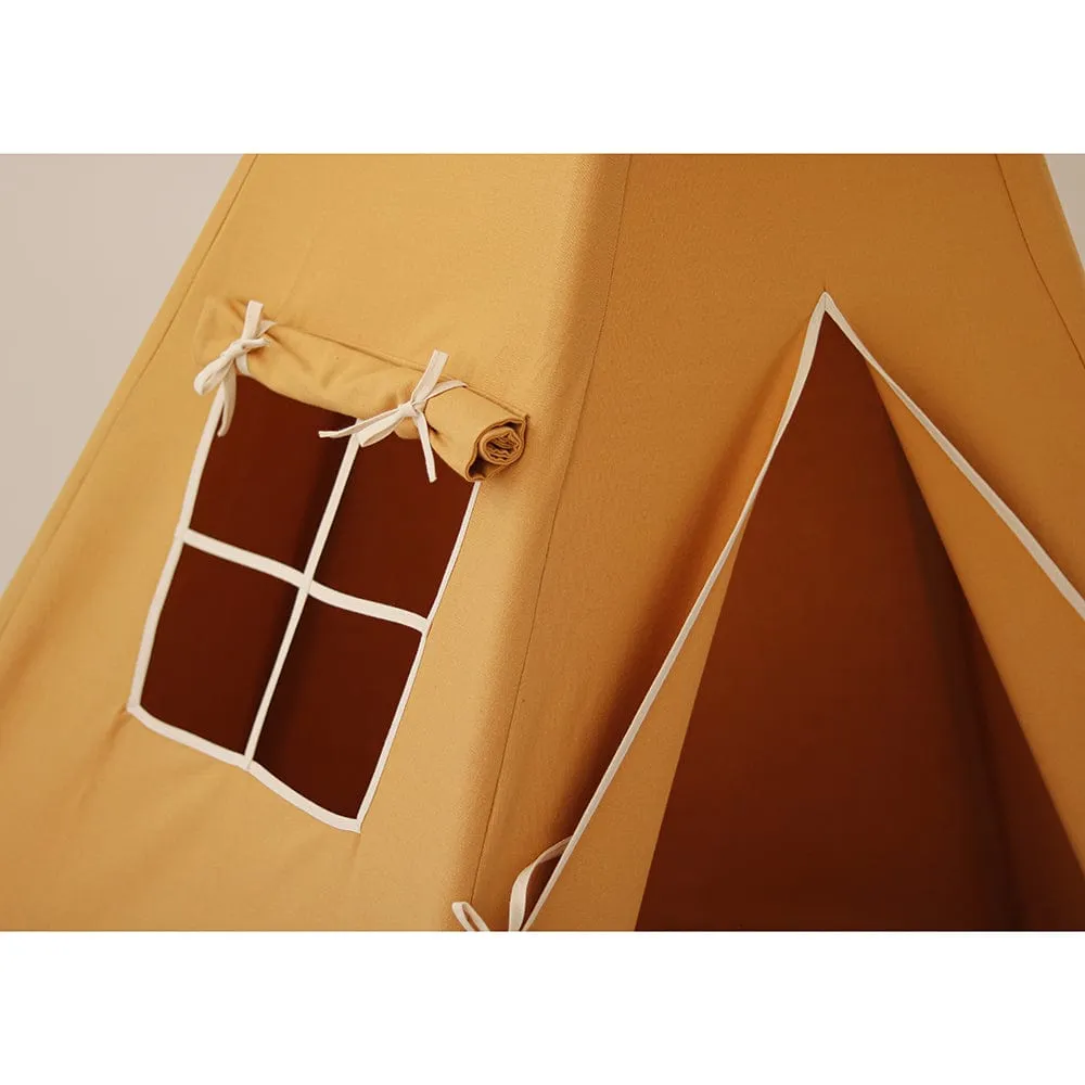 Ochre Teepee And Mat Set - Ochre