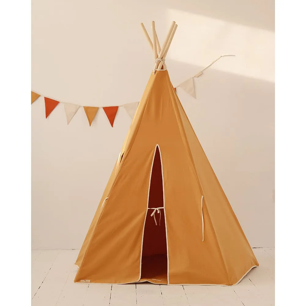 Ochre Teepee And Mat Set - Ochre