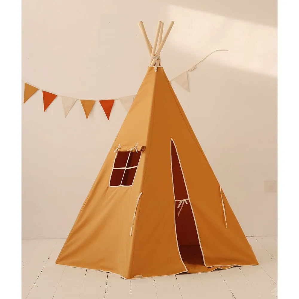 Ochre Teepee And Mat Set - Ochre