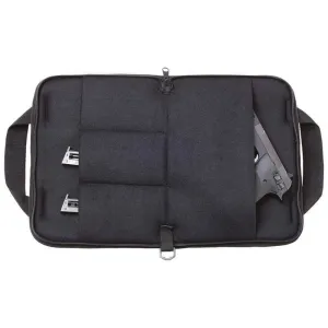 Pistol Rug Black Soft Padded 12" Hand Gun Case Storage Zippered Pouch 4 Pockets