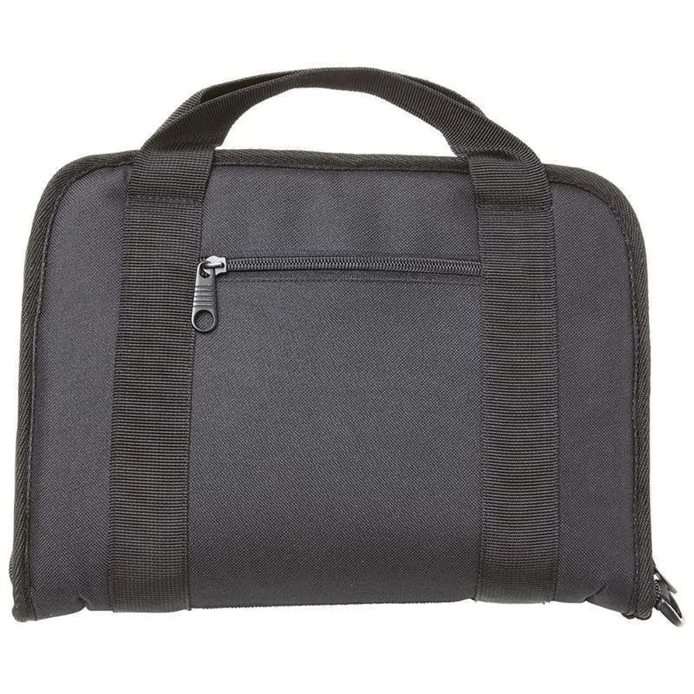 Pistol Rug Black Soft Padded 12" Hand Gun Case Storage Zippered Pouch 4 Pockets