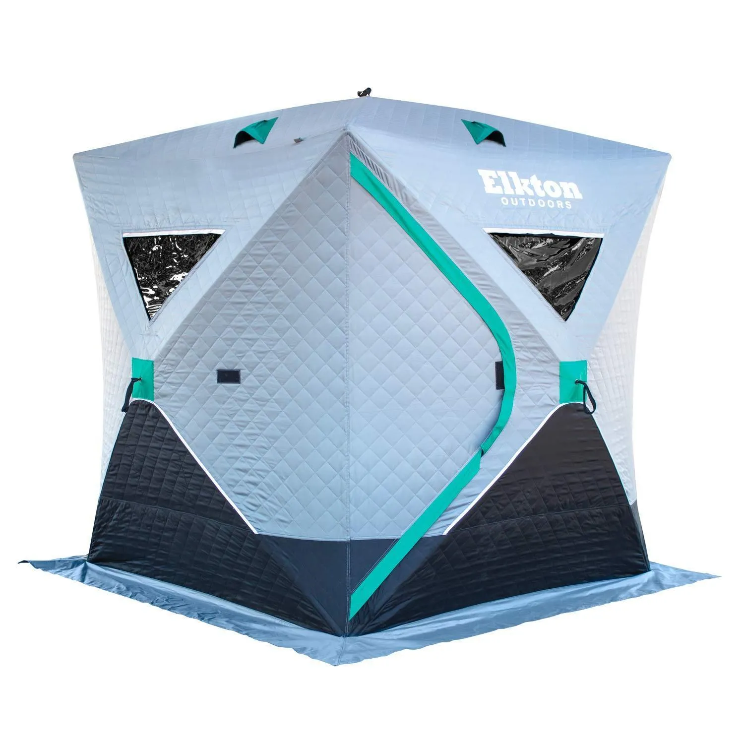 Portable 3-Person Ice Fishing Tent Shelter With Ventilation Windows & Carry Pack
