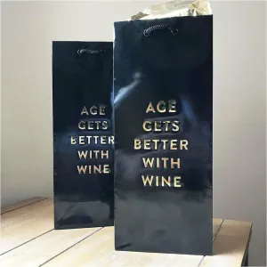 "Age Gets Better with Wine" Gift Bag