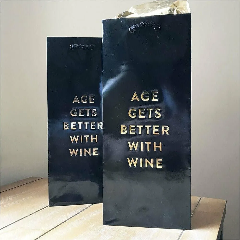 "Age Gets Better with Wine" Gift Bag
