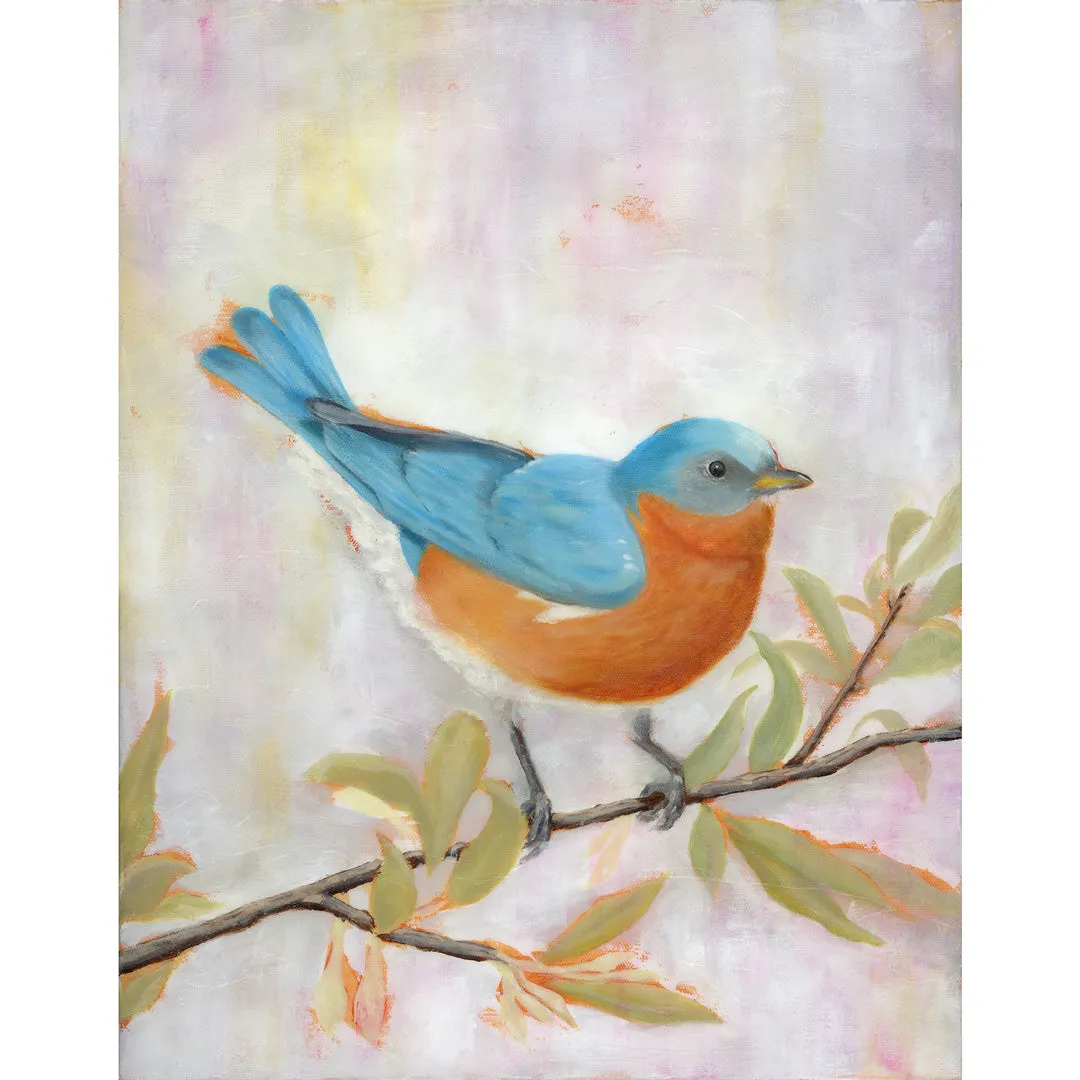 "Messenger" Bluebird Art Print