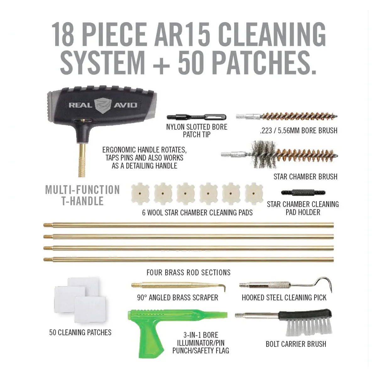 Real Avid Gun Boss Pro AR15 Cleaning Kit