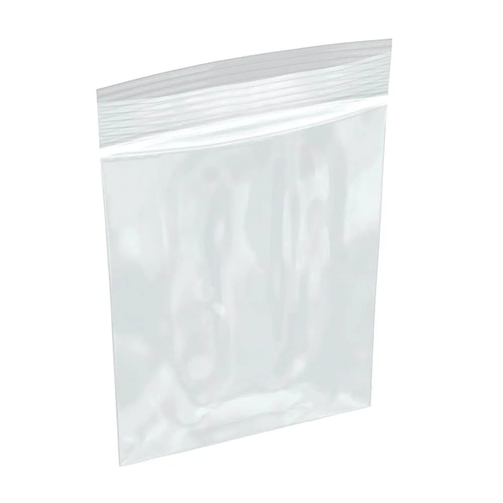 Reclosable Poly Bags - 3" x 5" - 2 Mil - 1,000 / Box - 10,000 / Case