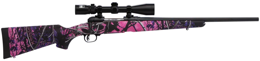 Savage 11 Trophy Hunter 223 Rem Muddy Girl Camo W/Weaver 3-9x40