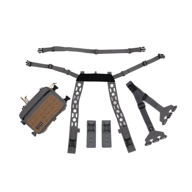 Scout Chest Rig Angler System - Wolf Grey