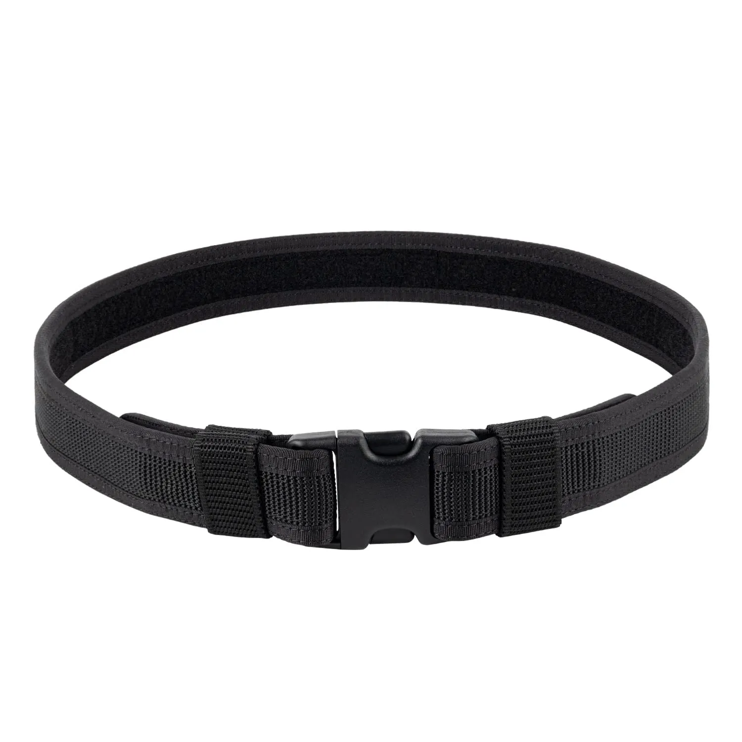 Security Work Belt EMS EMT Firefighters 1.5" CCW Camping Hiking Tool Holster Utility Airsoft Paintball Tactical Belt Black(1 1/2 Inch Width) Medium