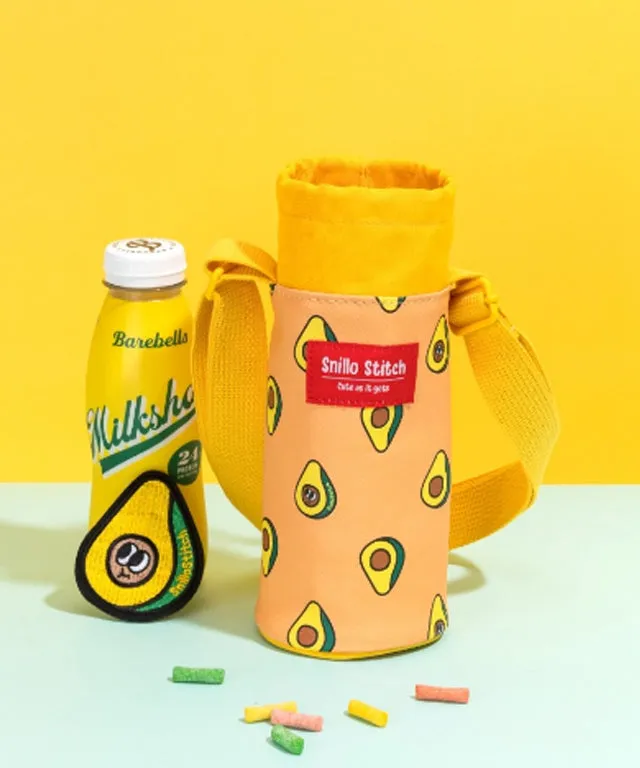 SNILLO STITCH Tumbler Pouch Avocado - Yellow