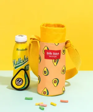 SNILLO STITCH Tumbler Pouch Avocado - Yellow