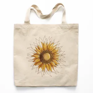 Sunflower Canvas Tote Bag
