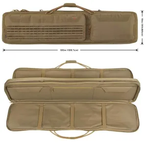 Tac-Six 55" Lockable 2-Firearm Unit Tactical Gun Case