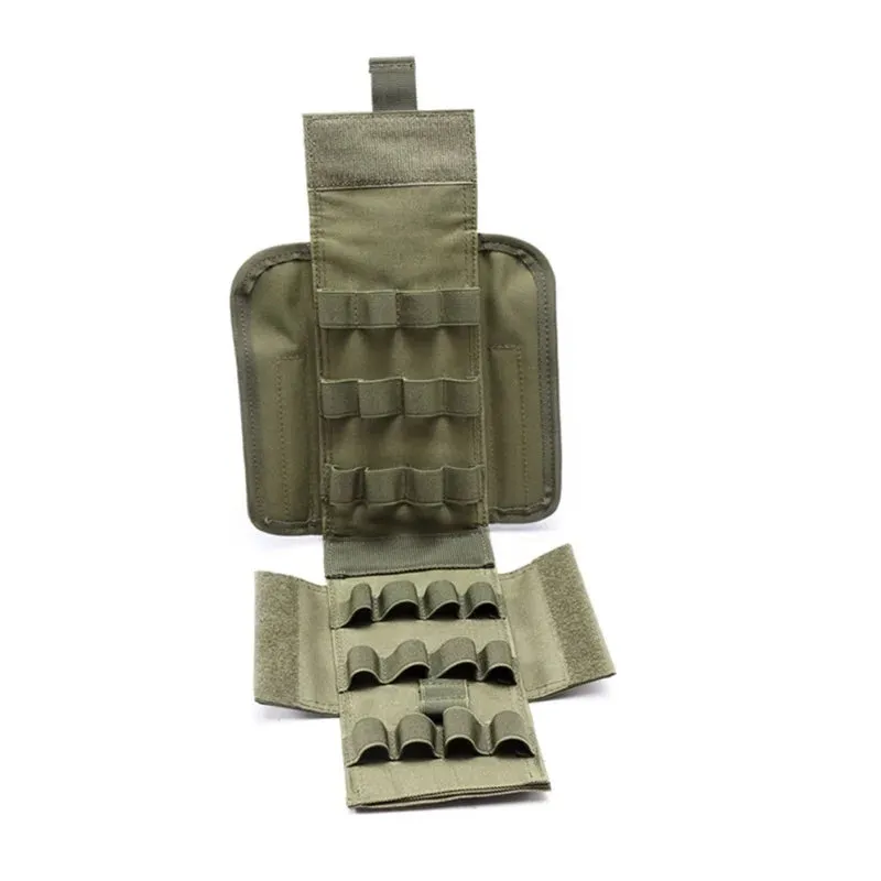 Tactical Ammo Shells Bag 25 Round Tactical Edc 12GA 12 Gauge Pouch Molle Waterproof Outdoor Hunting Magazine Pouches