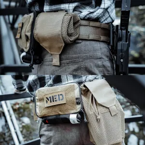 Tactical Belt Pouch ,Roll up Foldable